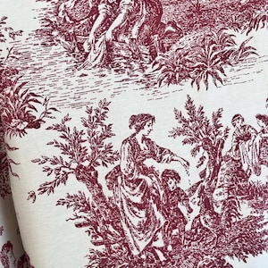 Waterproof Teflon Tablecloth – Stain-Resistant, Easy to Clean, Elegant Dining Table Cover for Home & Events Red patterned Classic Home decor