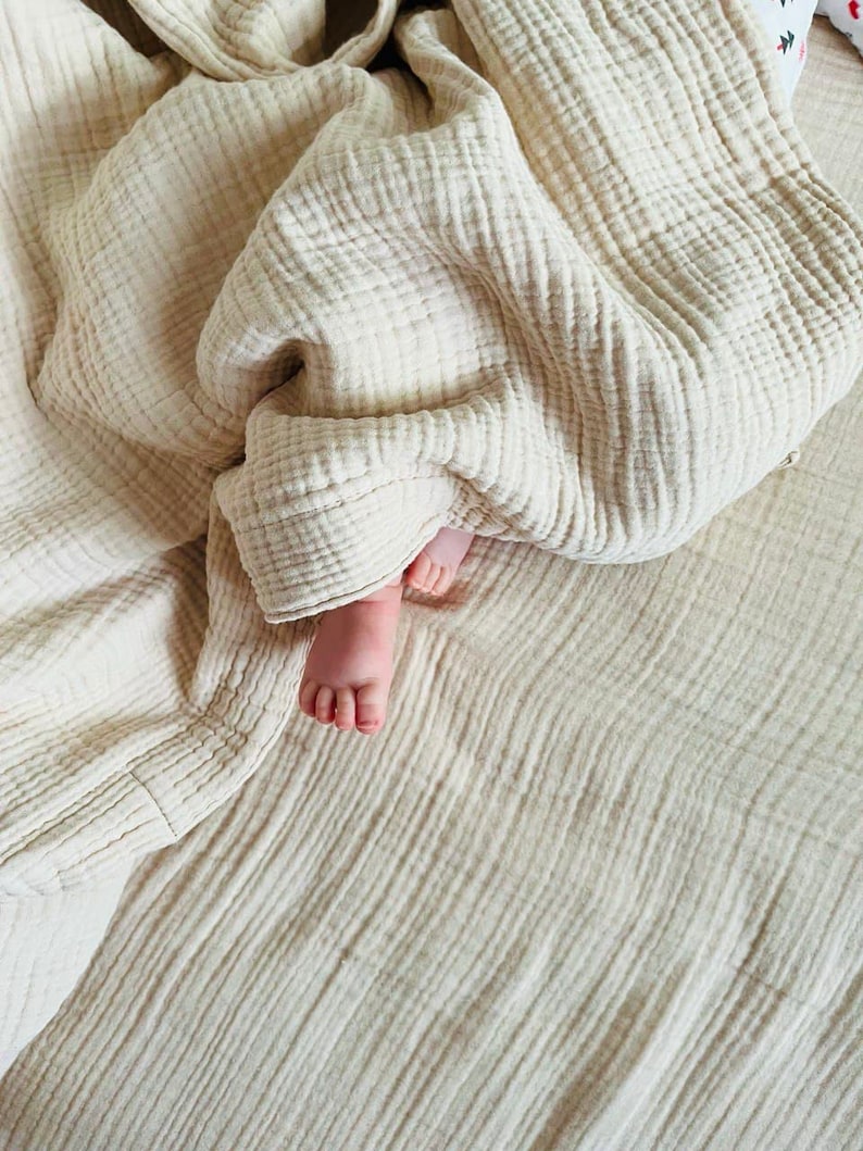 Muslin Duvet Cover. Organic Premium Muslin is Breathable, Soft and