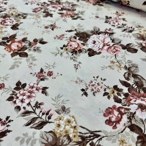 Floral tablecloth. Waterproof tablecloth. Cottagecore decor.This effect retains liquids on the surface. Outdoor tablecloth.Custom tablecloth
