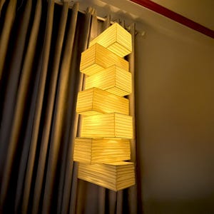 Grote hanglamp rijstpapieren lantaarn unieke hangende lampenkap Japans papier handgemaakte verlichting wabi sabi lampdecoraties
