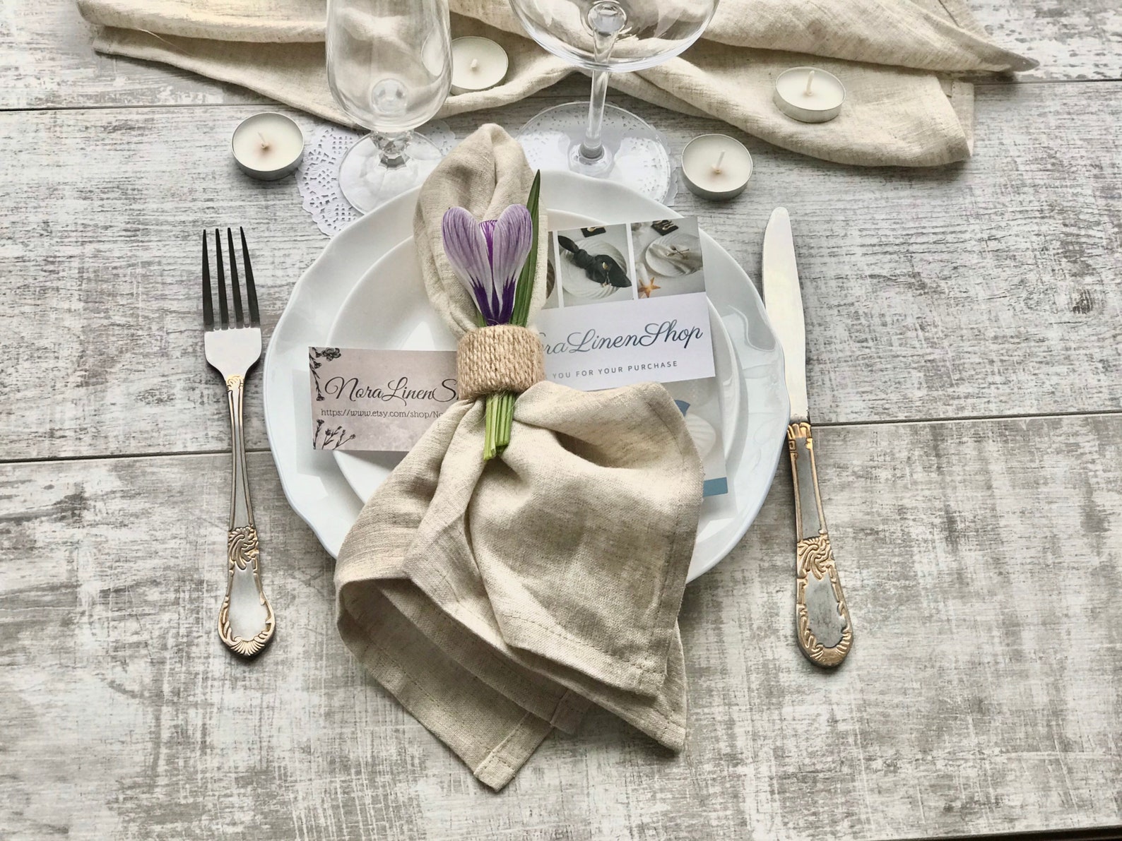 Wedding Linen Napkins Beige napkins washed linen dinner Etsy