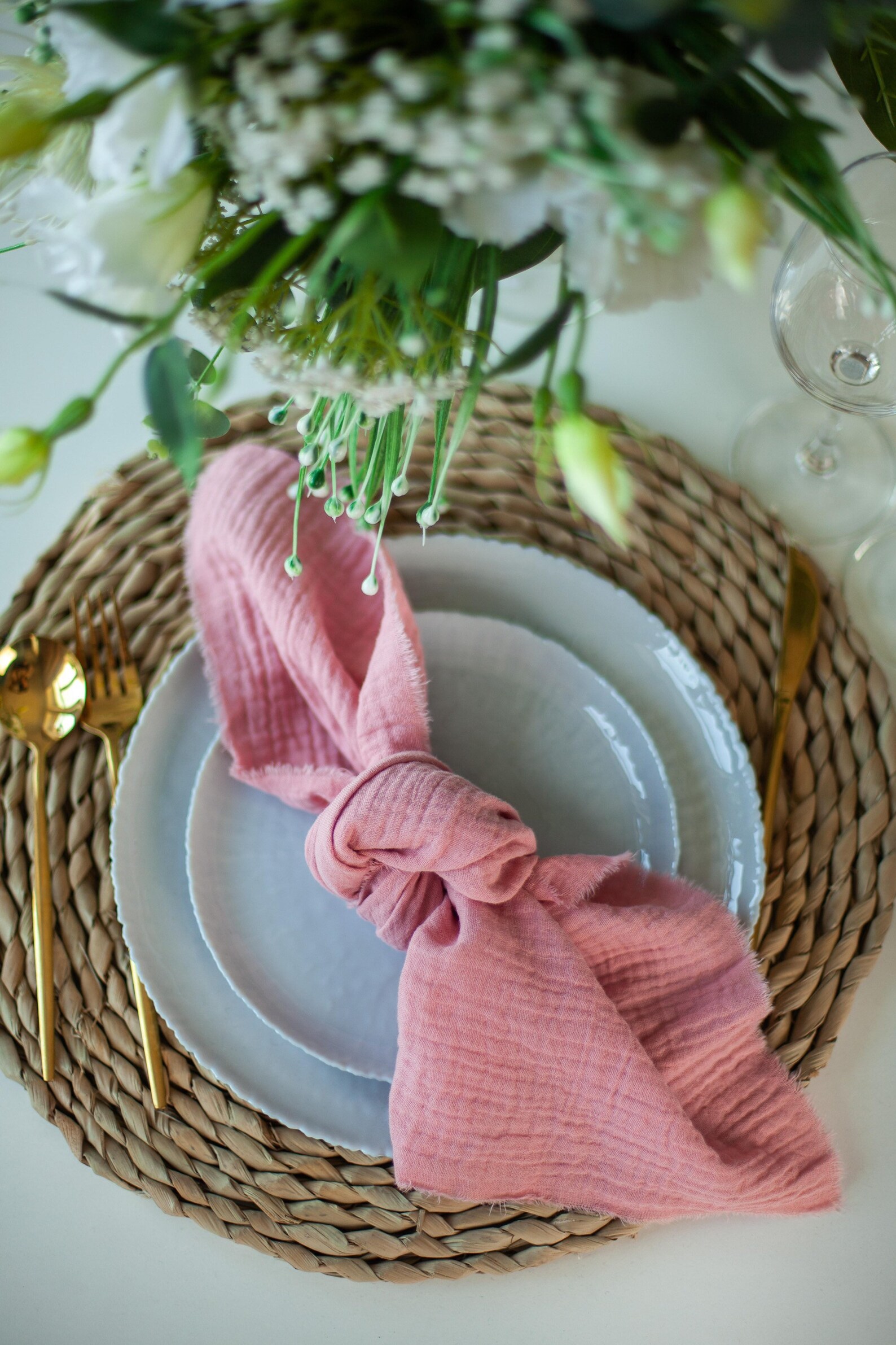 Gauze Napkins.cotton Napkins. Wedding Napkins.rustic Wedding Etsy