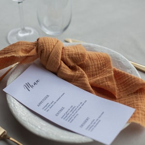 Wedding Gauze Napkins |  Mustard Cheesecloth Napkins | Cotton napkins | Wedding Nnapkins | Rustic Wedding Napkins | Mustard Gauze Napkins |