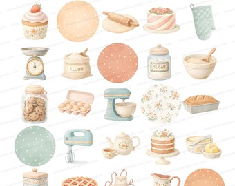 Bakery Instagram Highlight Covers, Baking Story Icons, Vintage Kitchen Instagram Icons, Sweet Pastry Shop Branding, Pastel Highlight Covers