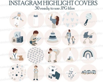 40 Motherhood Instagram Highlight Covers, Mom Life Instagram Highlights ...