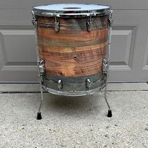 16" Floor Drum End Table