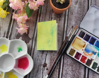 Mini Watercolor Sketch Block Inches 2.75x1.8 inches (ACEO Cards)