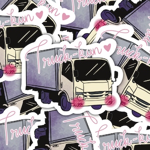Truck-kun Sticker - Isekai Express - Matte Stickers - 3 Inches