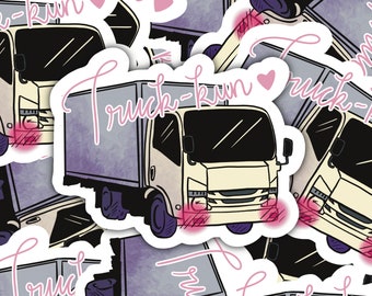 Truck-kun Sticker - Isekai Express - Matte Stickers - 3 Inches