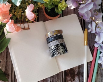 Floral Washi Tape Set of Four for Journals or Planners
