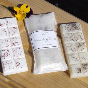 SALE - Snap Bar Wax Melts 50g Bars - Variety of Scents and Plastic free.