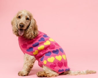 Pull pour chien en forme de cœur d'amour Hotdog