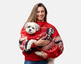 Matching Owner Christmas Fairisle Jumper