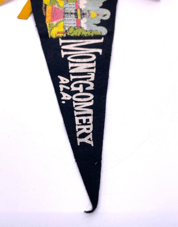 Mappa Dello Stato Dell'Alabama Degli Stati Uni Evidenziata Nei Colori Della Bandiera Dell'Alabama E Nella Spilla Della Capale Montgomery | Vettore Premium - Foto 6