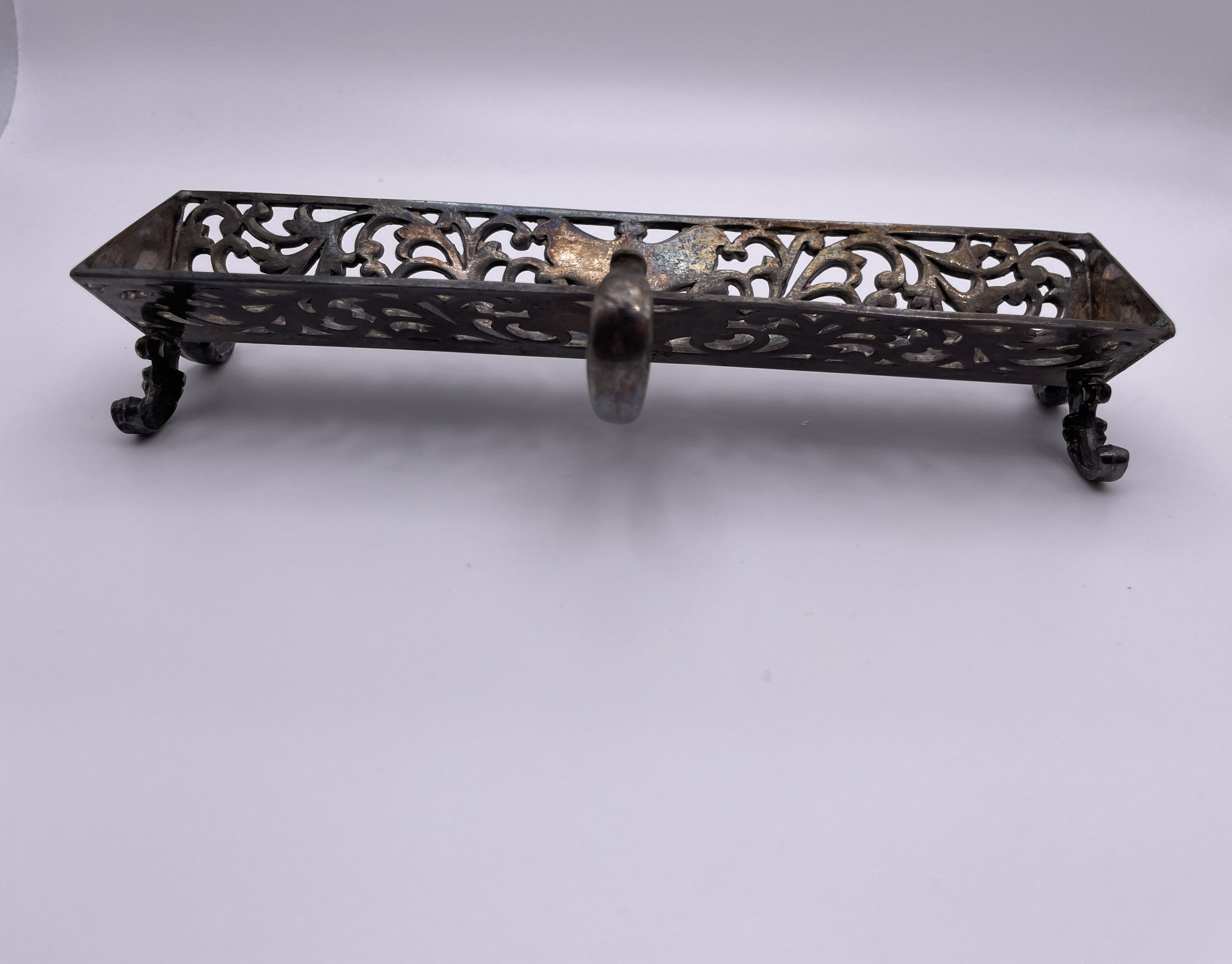 Vintage Silver Ornate Sugar Cube Holder or Repurposed Etsy