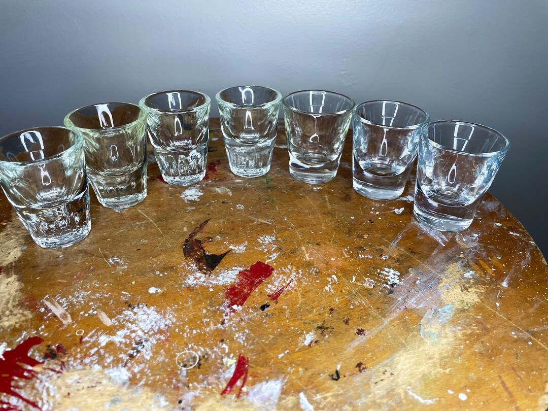 Lot of 7 Vintage Libbey Shot Glasses Etsy