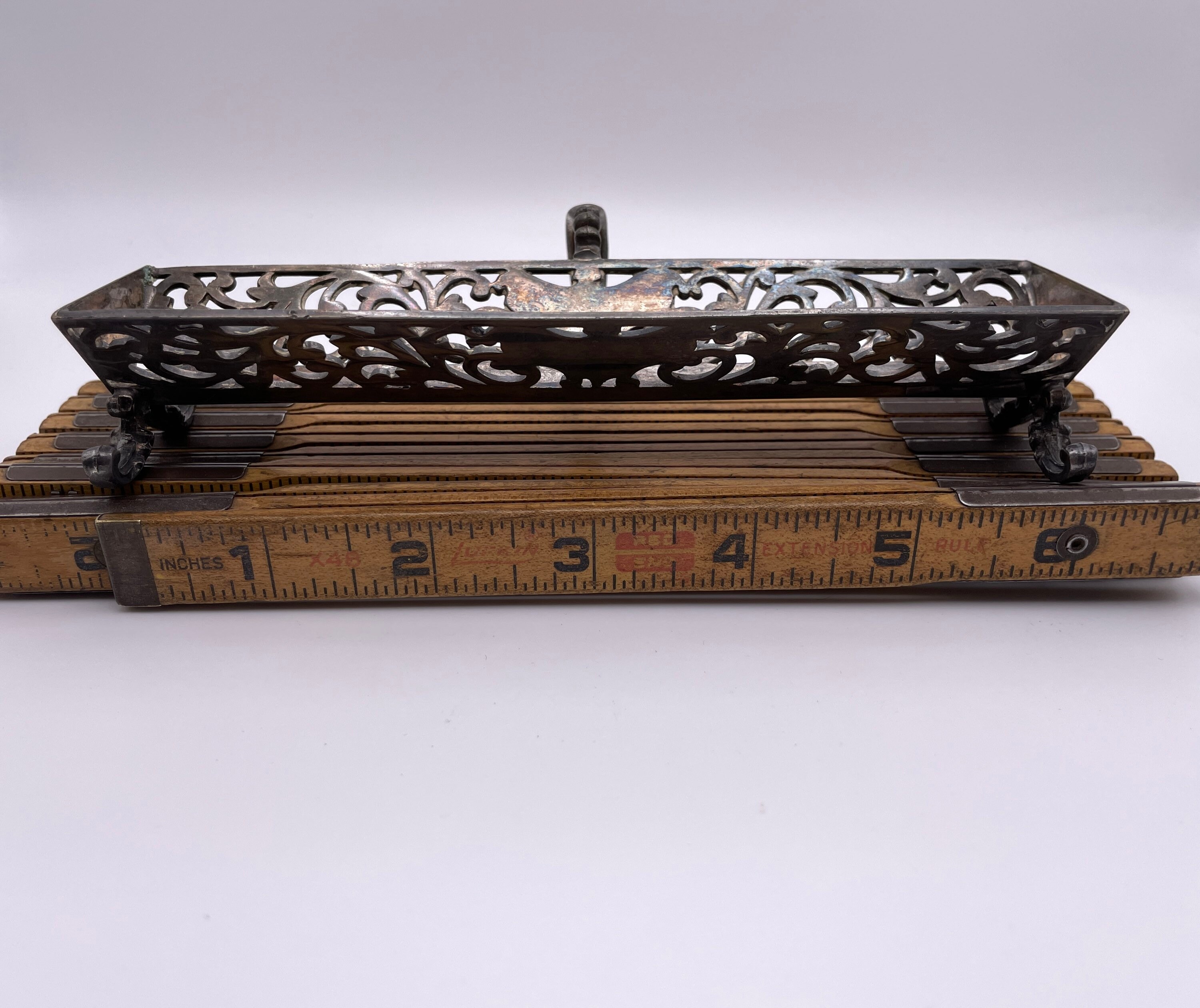 Vintage Silver Ornate Sugar Cube Holder or Repurposed Etsy