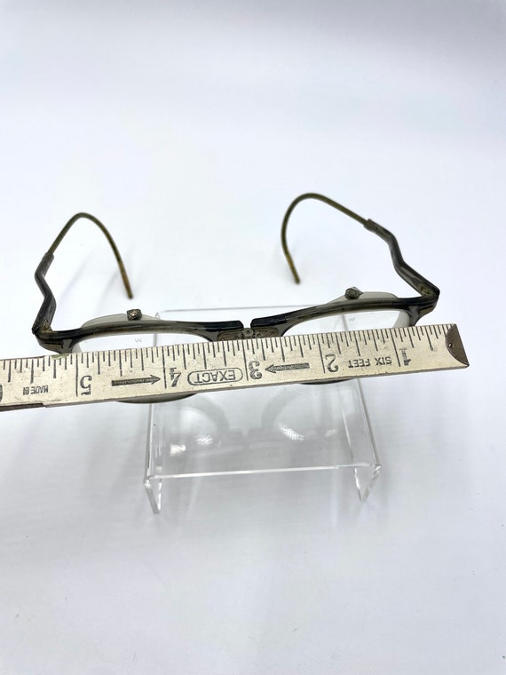 Vintage Grey Foldable Willson Safety Glasses with… - image 4