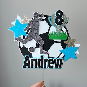 Soccer Cake Topper, Soccer Birthday Cake Topper, Football Cake Topper, Sport Cake Topper