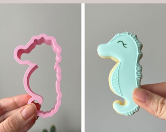 Seahorse Cookie Cutter, Ocean Animals, Beach Party