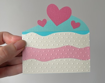 Birthday Cake Gift Card Holder, Birthday Money Holder with Envelope, Book for Gift Card