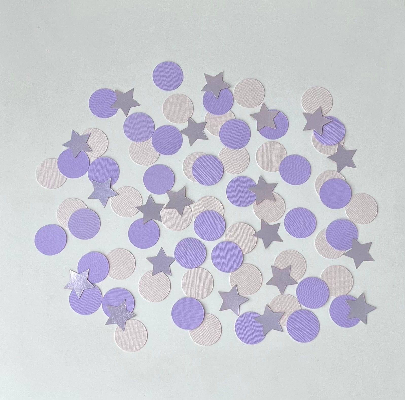 Two the Moon Twinkle Twinkle Little Star Confetti Outer Space Birthday First Trip Around the Sun Purple Pink Ombre Confetti