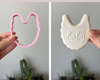 Baby Bib Cookie Cutter, Baby Shower Theme