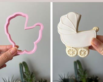 Baby Stroller Cookie Cutter, Baby Shower Theme