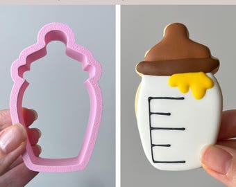 Baby Milk Bottle Cookie Cutter: Baby Shower Favor
