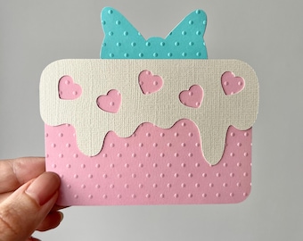 Birthday Cake Gift Card Holder, Birthday Money Holder with Envelope, Book for Gift Card