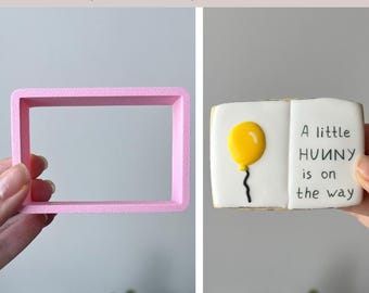 Rectangle Cookie Cutter, Book Cutter