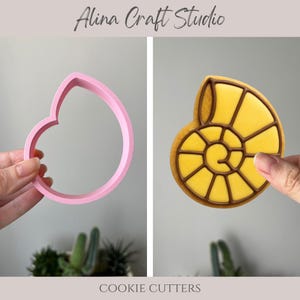 Nautilus Shell Cookie Cutter: Ocean Theme, Beach Party Treats