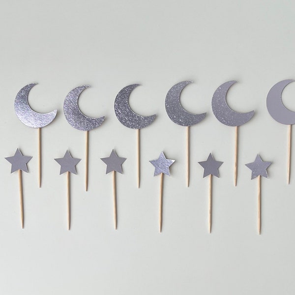 Star Cupcake Toppers - Etsy