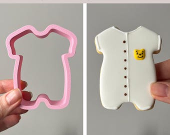 Baby Romper Cookie Cutter: Baby Shower & Gender Reveal