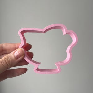 Stacked Tea Cups Cookie Cutter, Tea Party Themed Cookie 3D Printed Cutters, Fondant Cutters, Polymer Clay Cutters