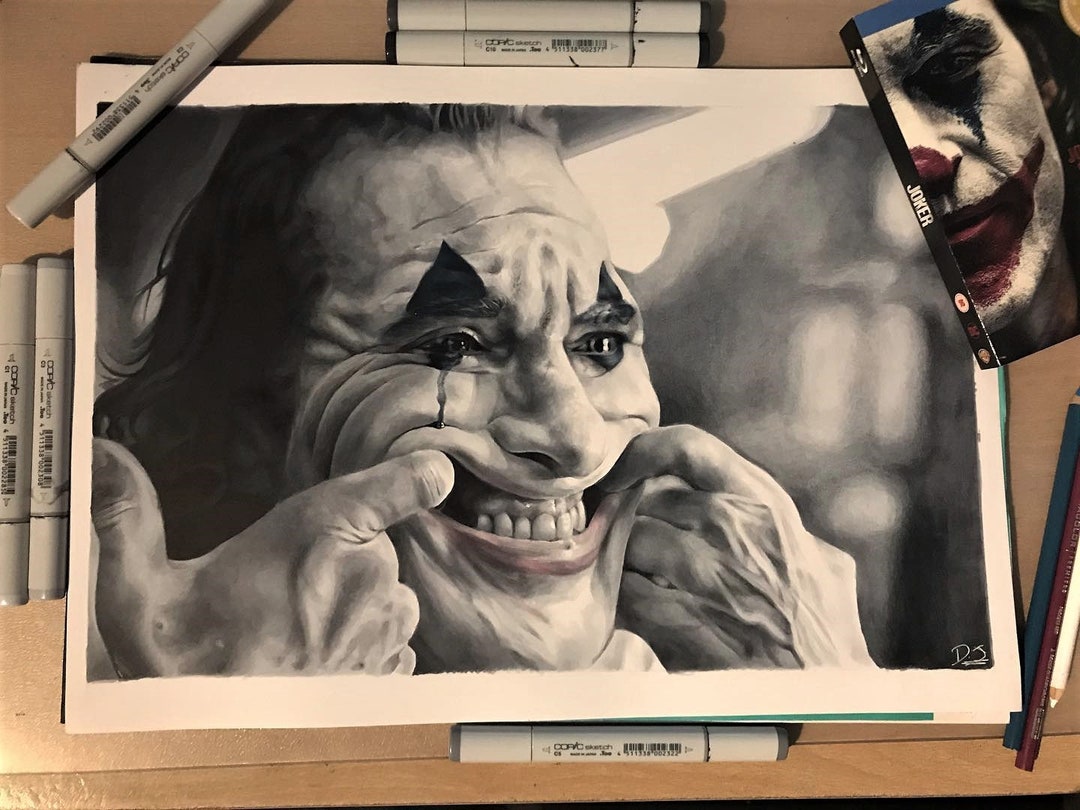 Buy Arthur Fleck - Copic Marker A3 Drawing (original) Online in