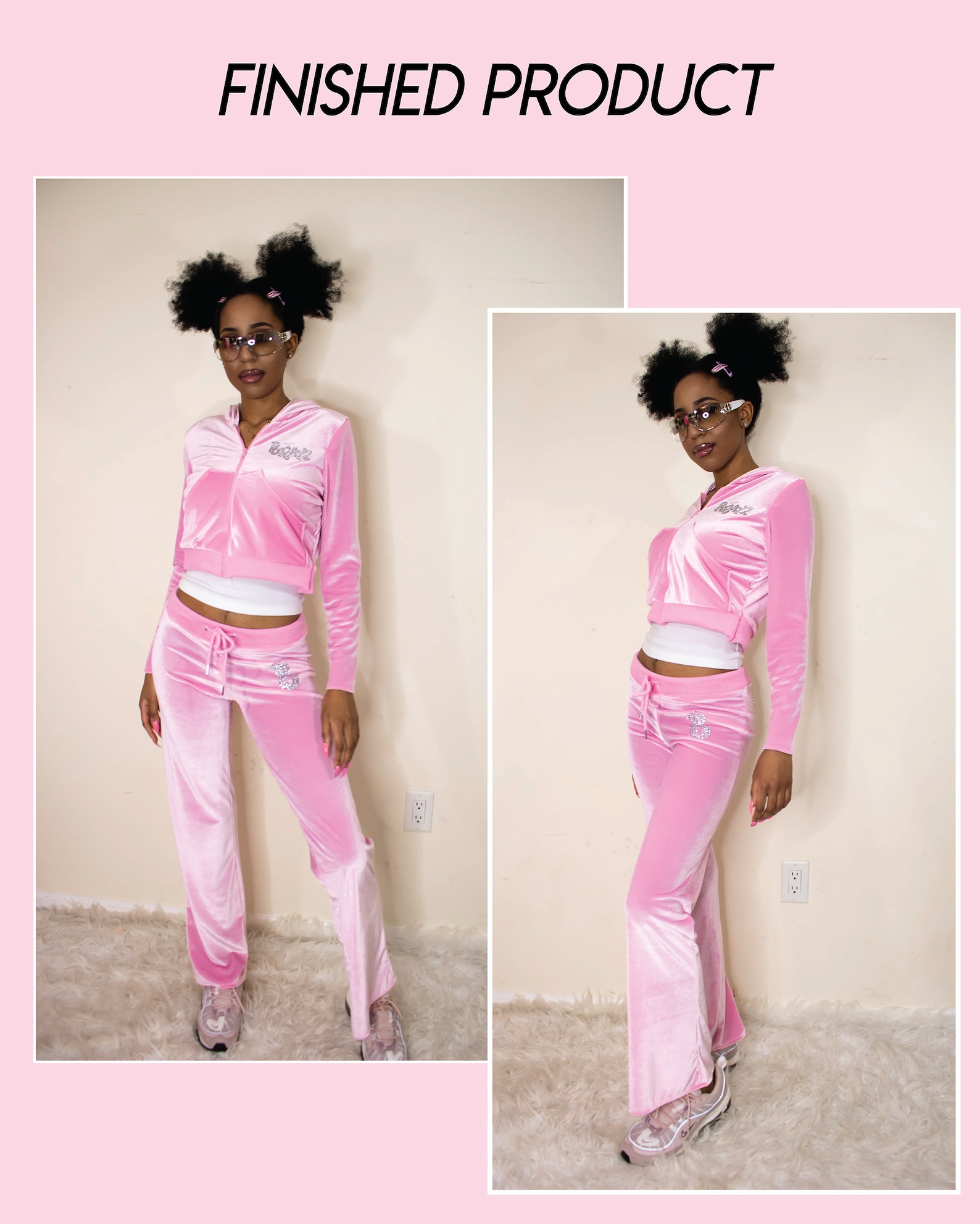 Y2K Tracksuit PDF Digital Sewing Pattern Hoodie Sewing Etsy Canada