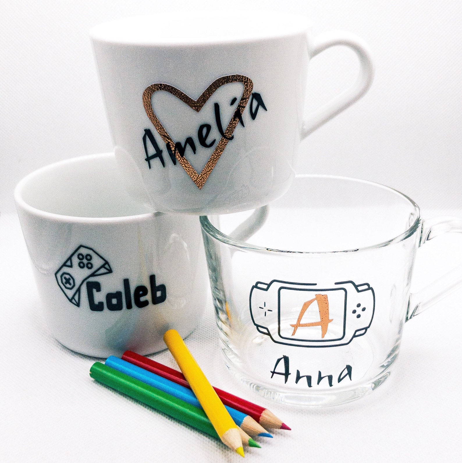 Personalised Kids Mugs Children's Name Mugs Mini Mugs Etsy