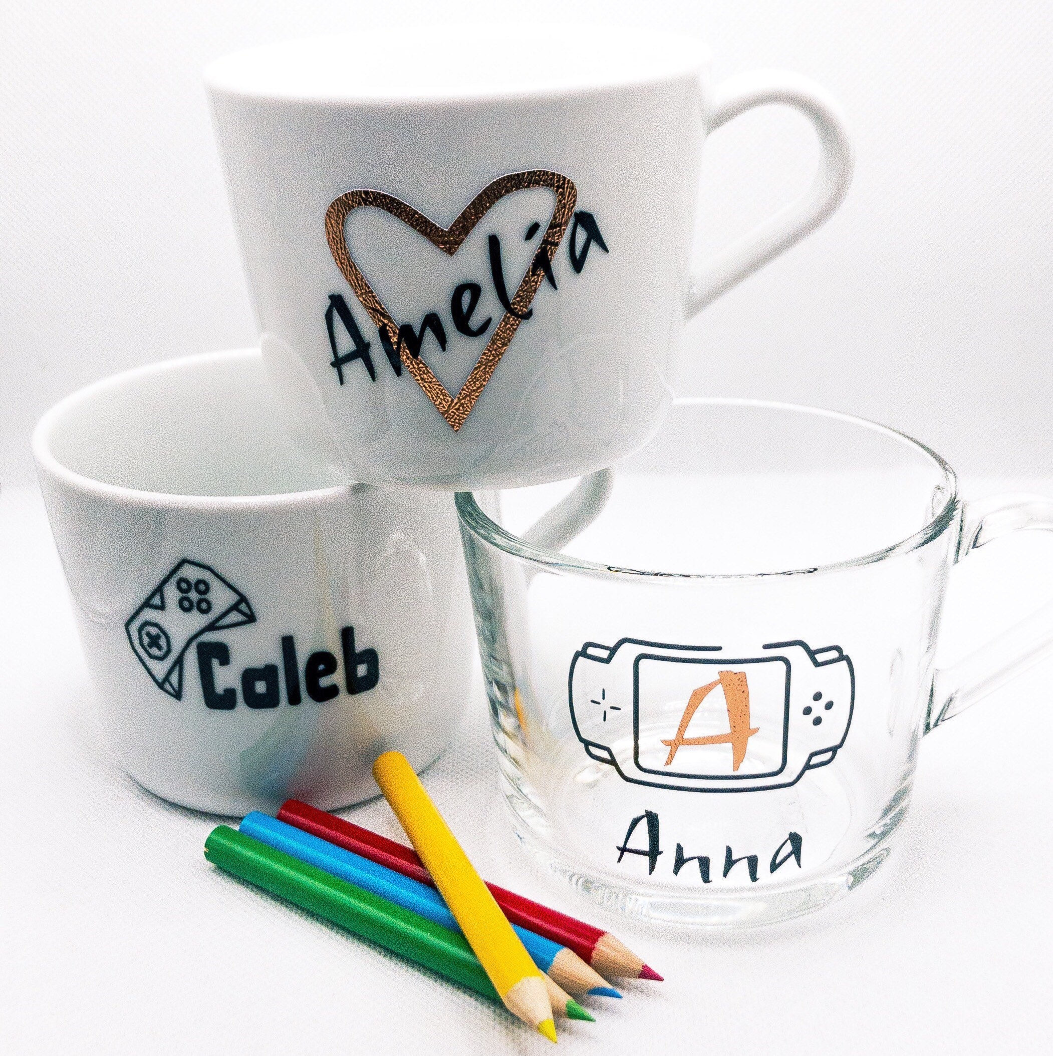 Personalised Kids Mugs Children's Name Mugs Mini Mugs Etsy