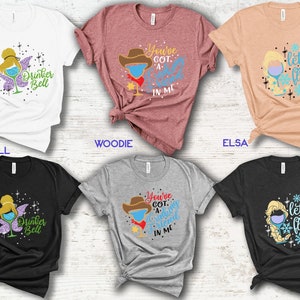 Princess Drinking Shirts, Wine Princess Shirts, Food and Wine Festival Shirts, Bibbity Bobbity Boo, Mirabel Wine, Matching Vacation Shirt,