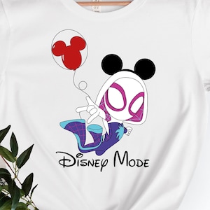 Ghost Spider Shirt, Disney Mode Shirt, Disney Spiderman Shirt, Disney Mode Tee, Disney Personalized Birthday Spider Shirt, Disney Shirt
