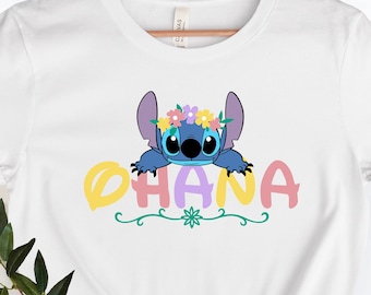 Ohana Shirt, Disney Shirt, Lilo And Stitch Shirt, Ohana Means Family Shirt, Hawai Shirt, Gift For Her, Disneyworld Tee