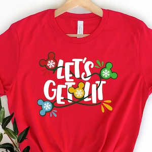 Let&#39;s Get Lit Shirt, Christmas Shirts, Winter Shirt, Christmas Gifts, Christmas Sweater, Sweaters For Women, Gifts For Women.