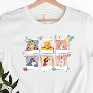 Camiseta de Winnie The Pooh, camisetas de dibujos animados para niños, camiseta de oso Winnie Piglet Eeyore Tigger, regalo para niños, camiseta para niños pequeños, camiseta unisex