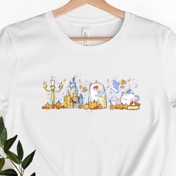 Disney Princess Belle Fall Shirt, Beauty and the Beast Characters Shirt, Belle Disney World Shirt, Disneyland Shirt, Belle Shirt.