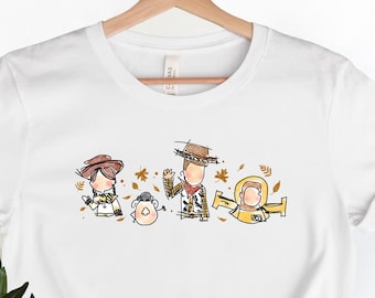 Camisa de otoño de Toy Story, Camisa de Toy Story de las temporadas de otoño, Camisa de Halloween de Disney, Camisa de Halloween de Woody Buzz Lightyear Jessie,
