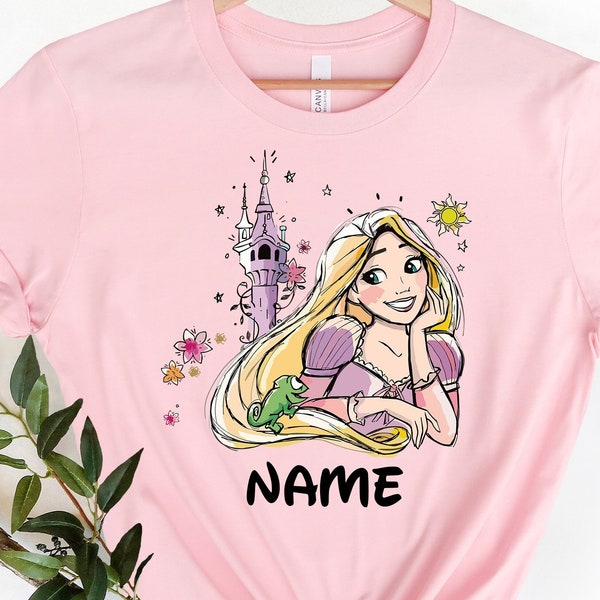 Custom Rapunzel Shirt, Disney Retro Rapunzel Shirt, Disney Tangled Shirt, Disney Kids Shirt, Princess Birthday Shirt, Disneyland Tee.