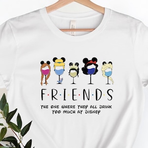 Princess Drinking Wine Shirt, Disney Princess Wine Glass Shirt, Princess Friends Shirt, Drinking Disney Princess Shirt.
