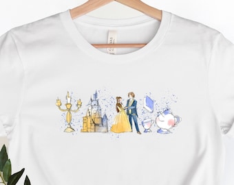 Disney Princess Belle Shirt, Beauty and the Beast Characters Shirt, Belle Disney World Shirt, Disneyland Shirt, Belle Shirt.