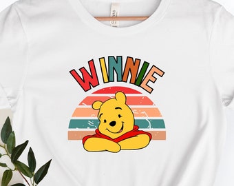 Winnie Puuh Shirt: Retro Disneyworld Reise T-Shirt